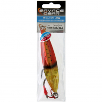 Savage Gear Squish Slow Pitch Jig 12cm 160g Gold Red
