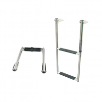 BLA Telescopic Boarding Ladders - Stainless Steel 2 Steps