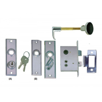 BLA Mortise Latch Set - Key Lock