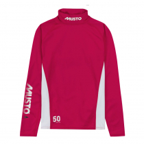 Musto Youth Champ Long Sleeve Rash Top Junior Magenta M