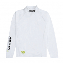 Musto Youth Champ Long Sleeve Rash Top Junior White M