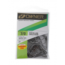 Owner Tournament SSW In-Line Circle Hook Pack 7/0 Qty 27