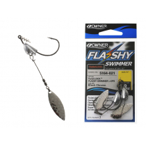 Owner Flashy Swimmer TwistLOCK Softbait Hooks 1/0 Qty 2