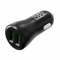 Quad Lock Charging Dual USB 12V Car Charger