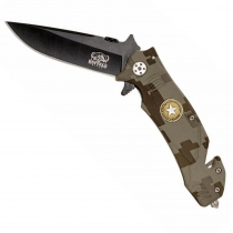 Buffalo River Spitfire Folding Knife 8.5cm Camo
