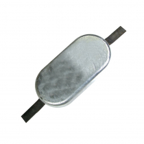 Martyr Anodes Oval Anode with Strap 150X75X35mm