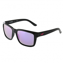 Arnette Swindle Sunglasses Black Frame/Violet Mirror Lens