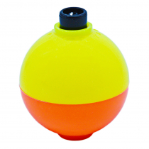 Plastilite Round Bobber Float Red/Yellow 1 1/2in Qty 2