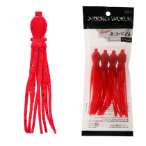 Buy Nikko UV Soft Bait Octopus Skirt 114mm Qty 4 Orange online at