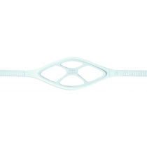 Mare X-VU LQS Mask Strap Clear/White