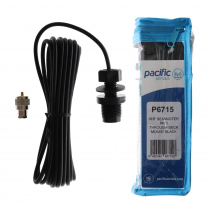 Pacific Aerials SeaMaster Pro Through Deck VHF Antenna Mount with Cable Black