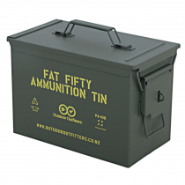 Outdoor Outfitters Fat Fifty Ammo Box with Padlock Latch X1