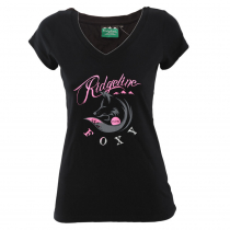Ridgeline Foxy Womens V-Neck T-Shirt Black XS