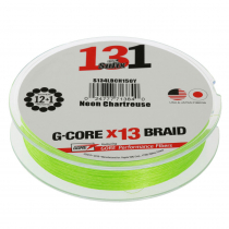 Sufix 131 G-CORE X13 Braid Neon Chartreuse 150yd