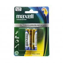 Maxell AA Alkaline Battery 2-Pack