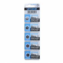 Maxell SR920SW Silver Oxide Button Cell Battery 5-Pack