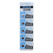 Maxell SR936SW Silver Oxide Button Cell Battery 5-Pack