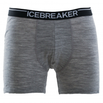 Icebreaker Merino Anatomica Mens Boxers Metro Heather S