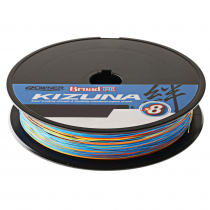 Owner Kizuna PE X8 Multicolour Braid 300m 38lb 0.25mm