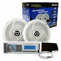 DNA Ultimate Marine Stereo Entertainment System Package White