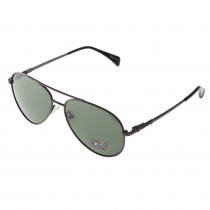 Dirty Dog Maverick Polarised Sunglasses Green with Gunmetal Frame