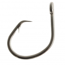Mustad Classic 2 Extra Strong in Line Point Duratin Circle Fishing Hook |  Strong for Heavy Tuna | Fewer Deep Hooks for Catch and Release, Hooks 