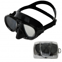 Seac Fox Adult Silicone Dive Mask Black