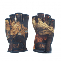 Outdoor Outfitters Neoprene Camo Fingerless Gloves M