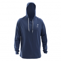 Desolve Coward Mens Hoodie Blue Marle