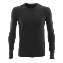 Icebreaker Merino BodyfitZone 260 Zone Mens Long Sleeve Shirt Black