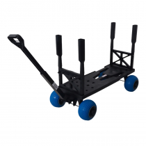 Mighty Max Fishing Beach Cart Trolley Black/Blue