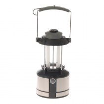Campmaster Twin 4W Fluoro Camping Lantern with LED Night Light and Compass