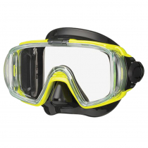 TUSA Sport Visio Tri-Ex Adult Dive Mask Black/Flash Yellow