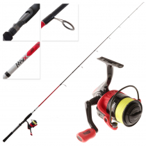 Abu Garcia Max X SP40 702MH Spinning Softbait Combo with Braid 7ft 5-8kg 2pc