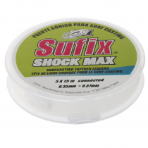 Sufix Shock Max Tapered Leader Clear 5x15m 0.35-0.57mm