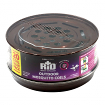 RID Outdoor Mosquito Coil with Diffuser 240g 20 Pack