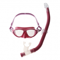 Cressi Moon Top Kids Dive Mask and Snorkel Set Pink/Lilac