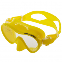 Pro-Dive Touch Frameless Dive Mask Yellow