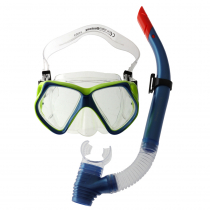 Hydro-Pro Ocean Diver Mask and Snorkel Set Blue