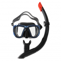 Hydro-Pro Blacksea Mask and Snorkel Set Blue/Black