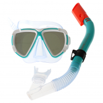 Hydro-Pro Dive Mira Mask and Snorkel Set Turquoise