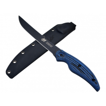 Cuda Titanium Non-Stick Semi-Flex Fillet Knife with Sheath 7in
