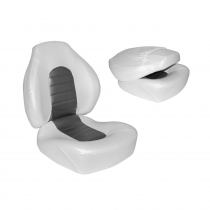 BLA Fish Pro Medium Back Fold Down Seat White/Dark Grey