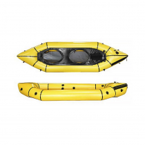 Speedy Flat Water 2-Person Packraft 395cm Black/Yellow