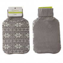 Real Value Hot Water Bottle Cover 2L Snowflake