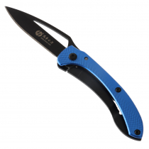 Folding Pocket Knife with Aluminium Handle Blue