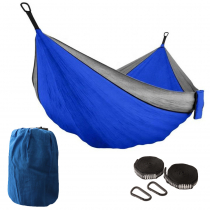 Double Camping Hammock Blue