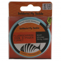 Soldarini S-Power Fluorocarbon Tippet 50m 4X 0.16mm