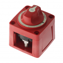 Blue Sea M-Series Mini Dual Circuit Battery Switch 300A On/Off Red