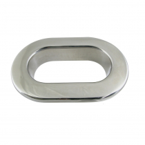 Marine Town Oval Hawse Hole - Cast Stainless Steel 145 x 97